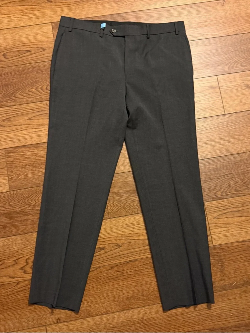 Lauren Ralph Lauren Men's Charcoal High Performance Wool Trousers‎ no size tag